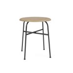 Audo Copenhagen Afternoon Stool - Natural Oak, Height 45 cm