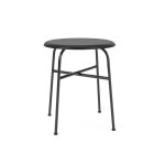 "Audo Copenhagen Afternoon Stool - Black Painted Ash, Height 45 cm