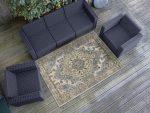Universal XXI Vintage Rug Luna for Indoor/Outdoor Use - Blue - Image 3